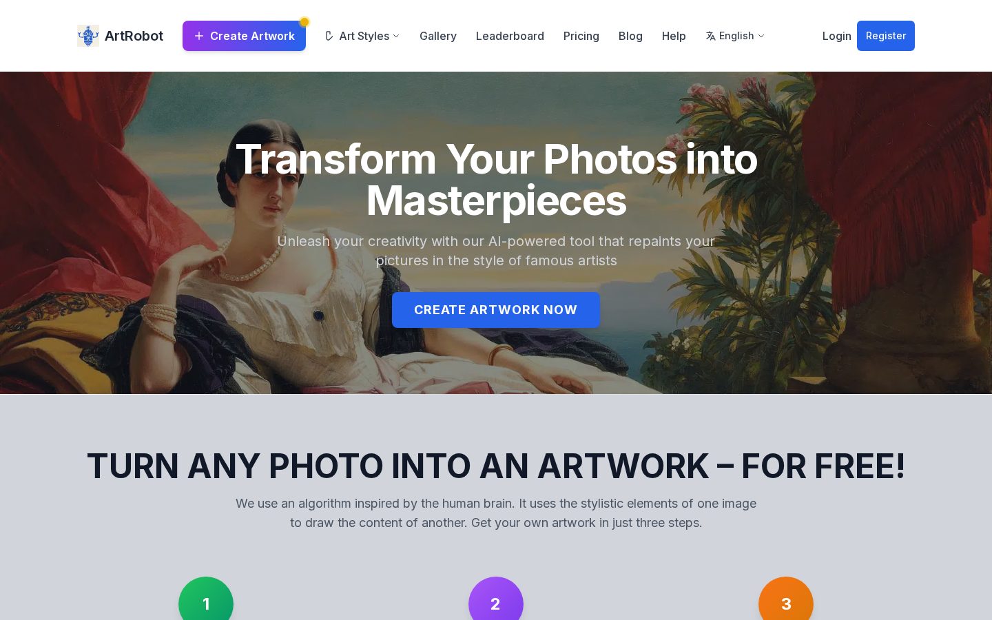 ArtRobot Homepage