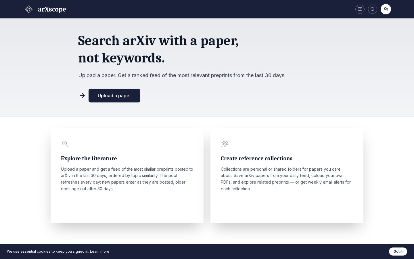 arXscope Homepage