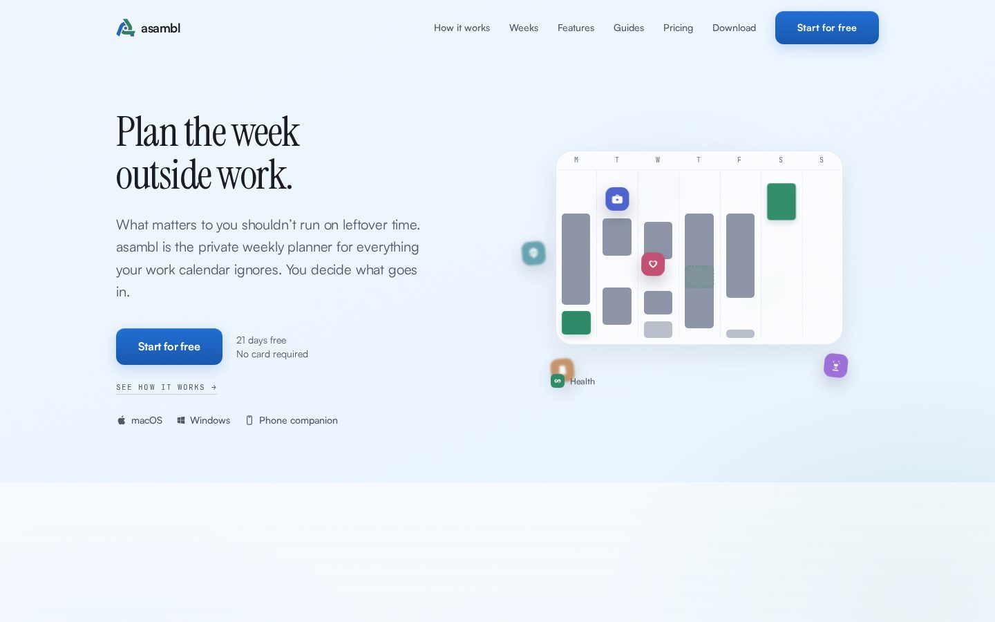 asambl Homepage