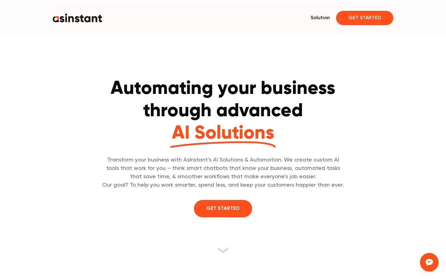 AsInstant Homepage