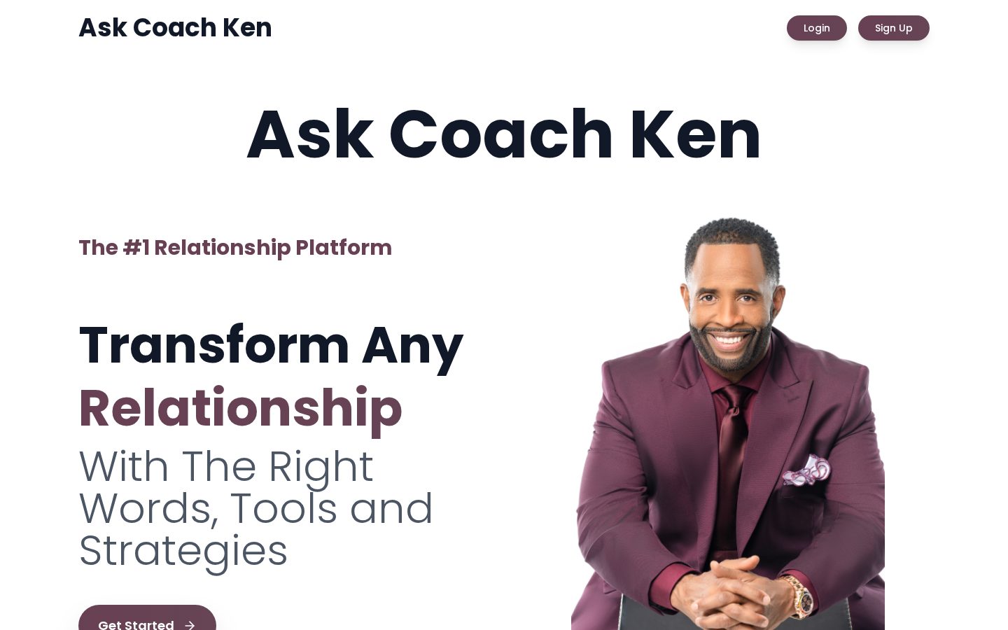 Ask Coach Ken Homepage