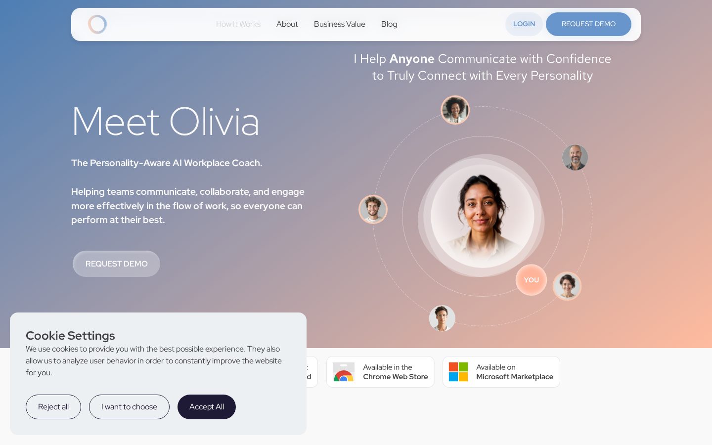 Ask Olivia Homepage
