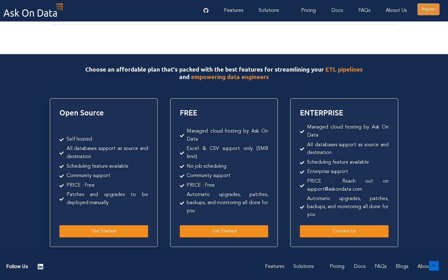 Ask On Data Pricing