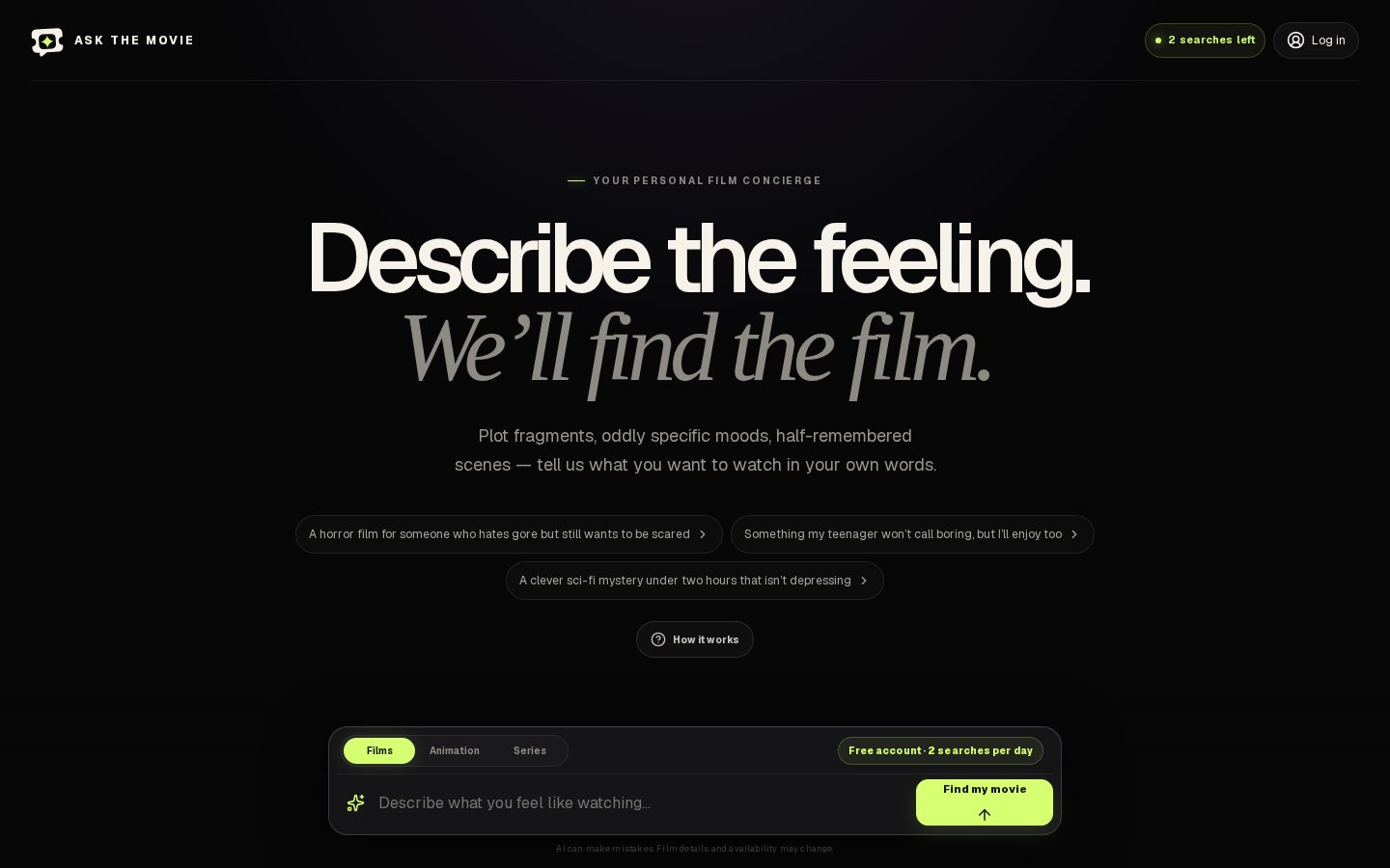 Ask The Movie Homepage