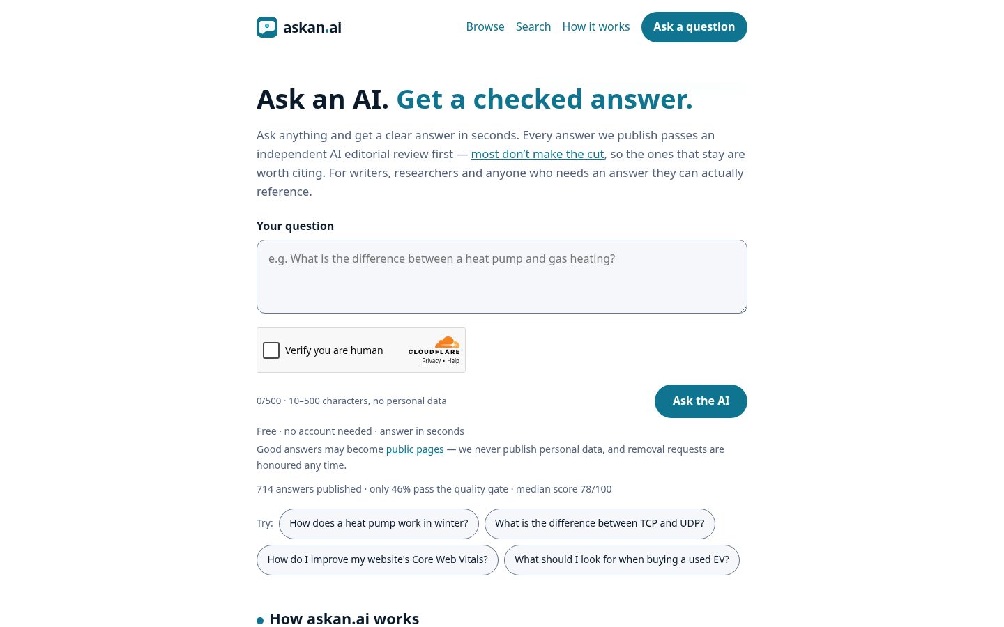 AskAn AI Homepage