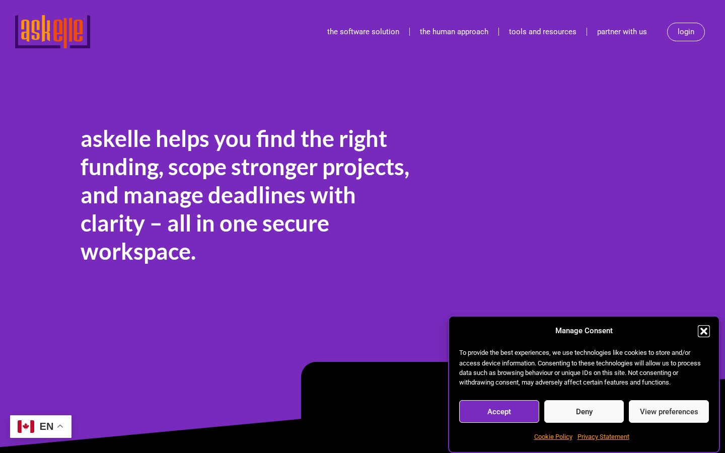 AskElle Homepage