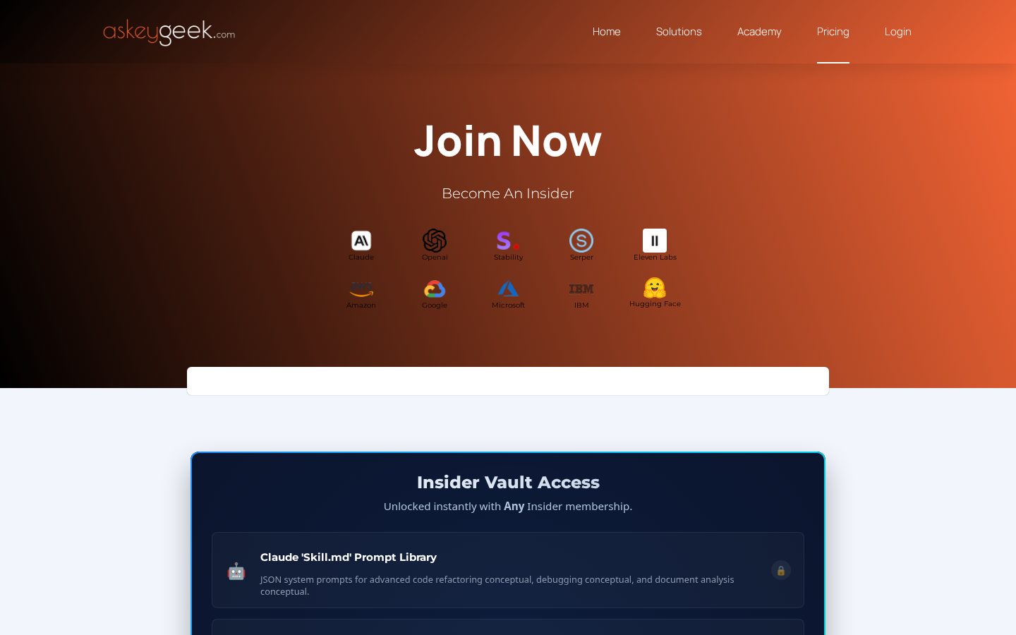 AskeyGeek Pricing