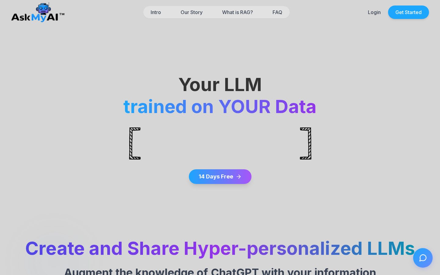 AskMyAI Homepage