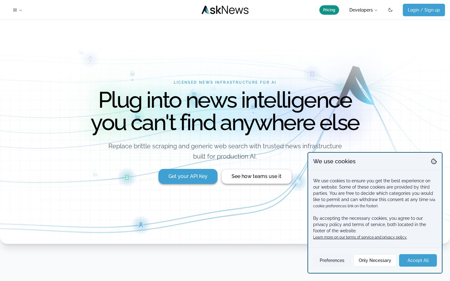 AskNews Homepage