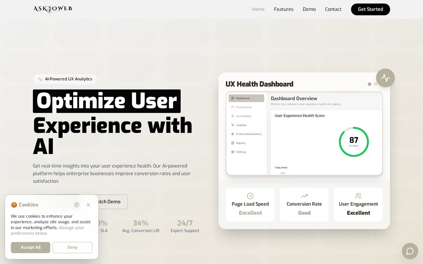 AskToWeb Homepage