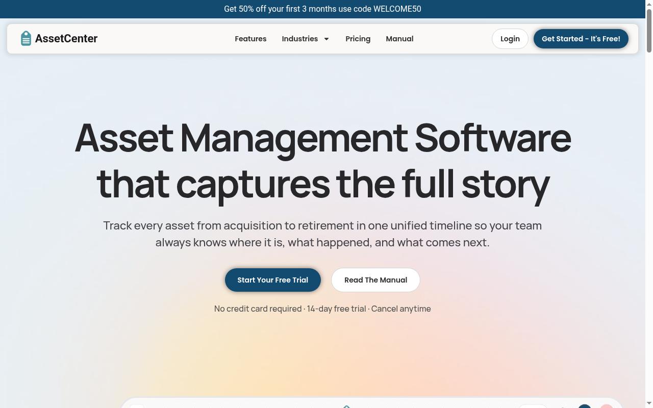 AssetCenter Homepage