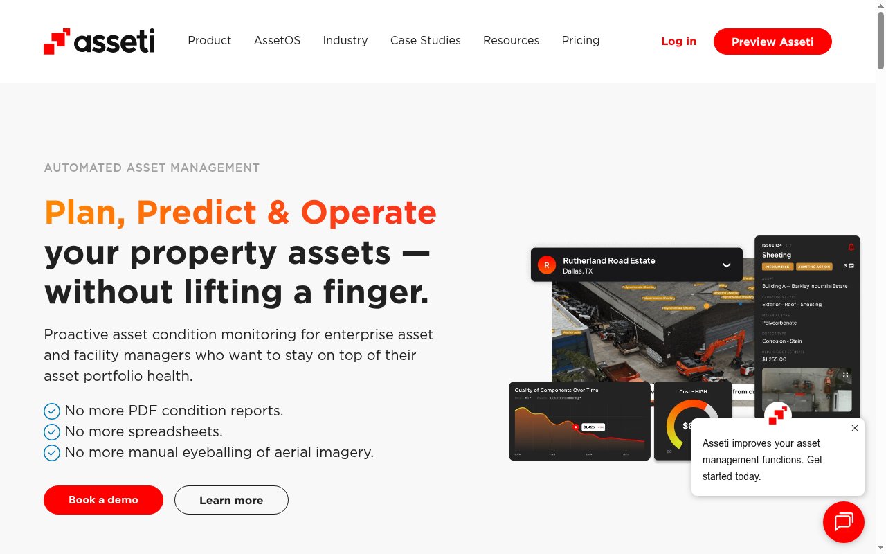 Asseti homepage