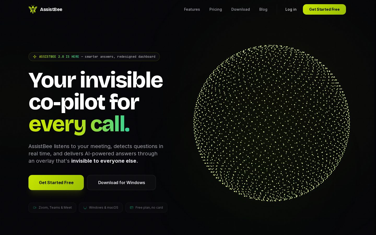 AssistBee Homepage