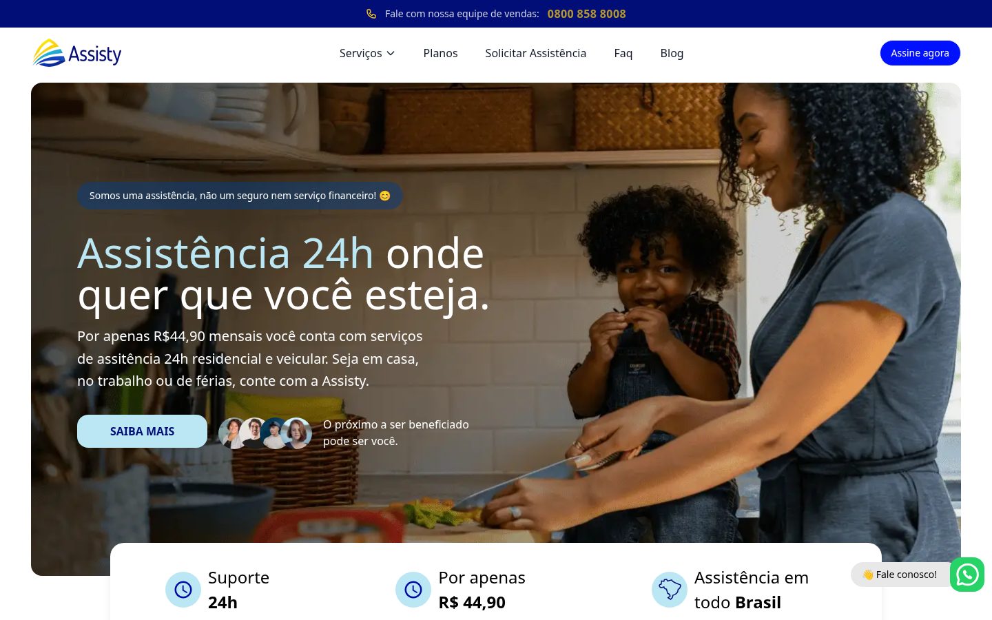 Assisty Homepage