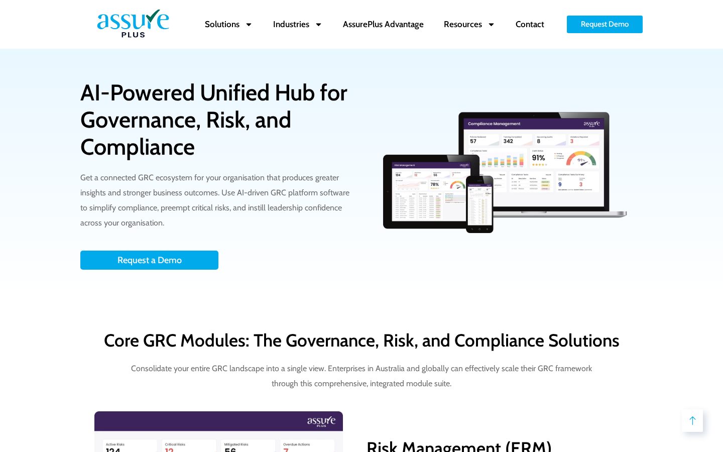 AssurePlus Homepage