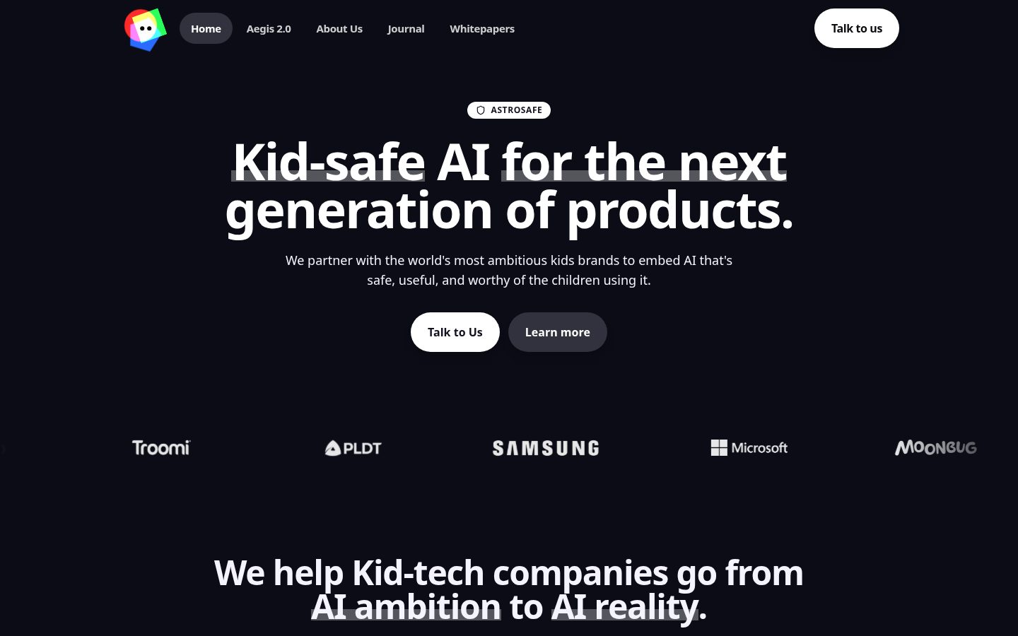 AstroSafe Homepage