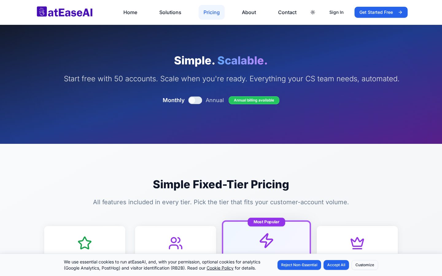atEaseAI Pricing