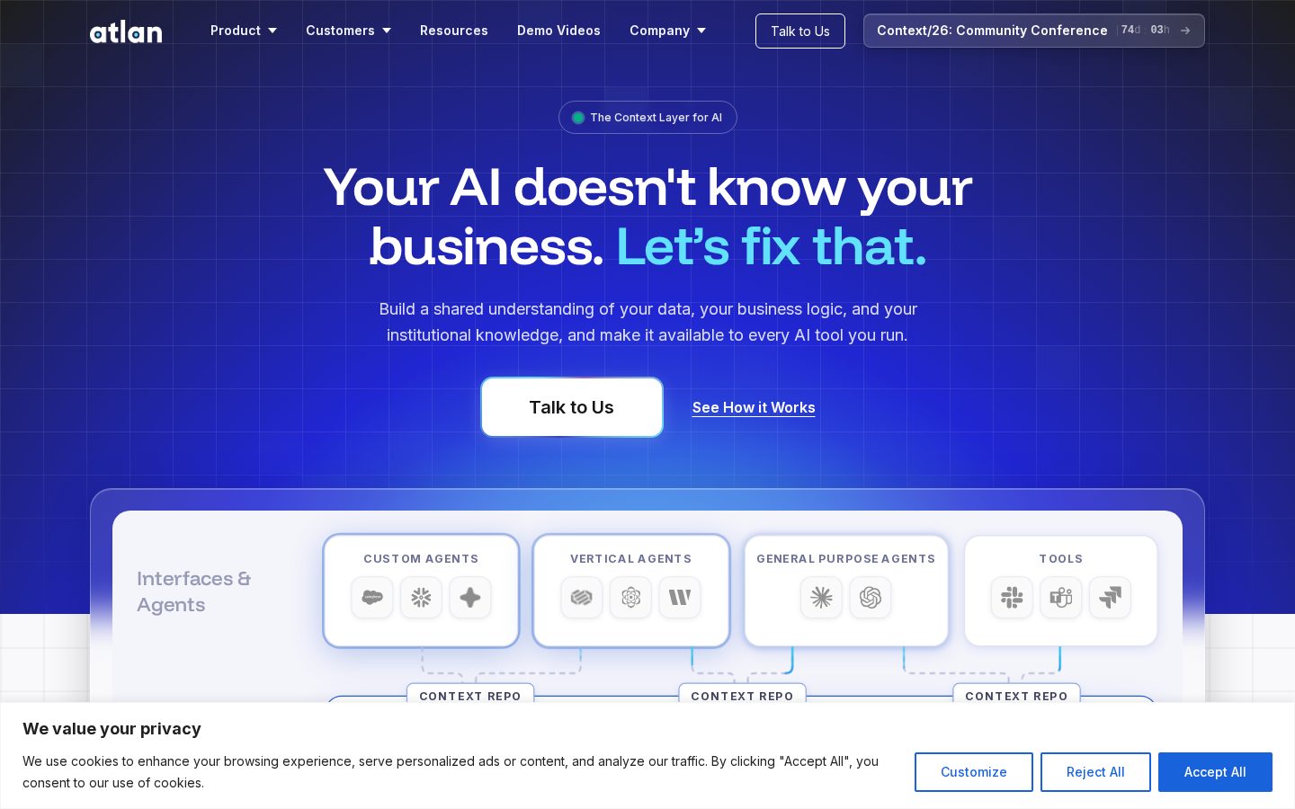 Atlan Homepage