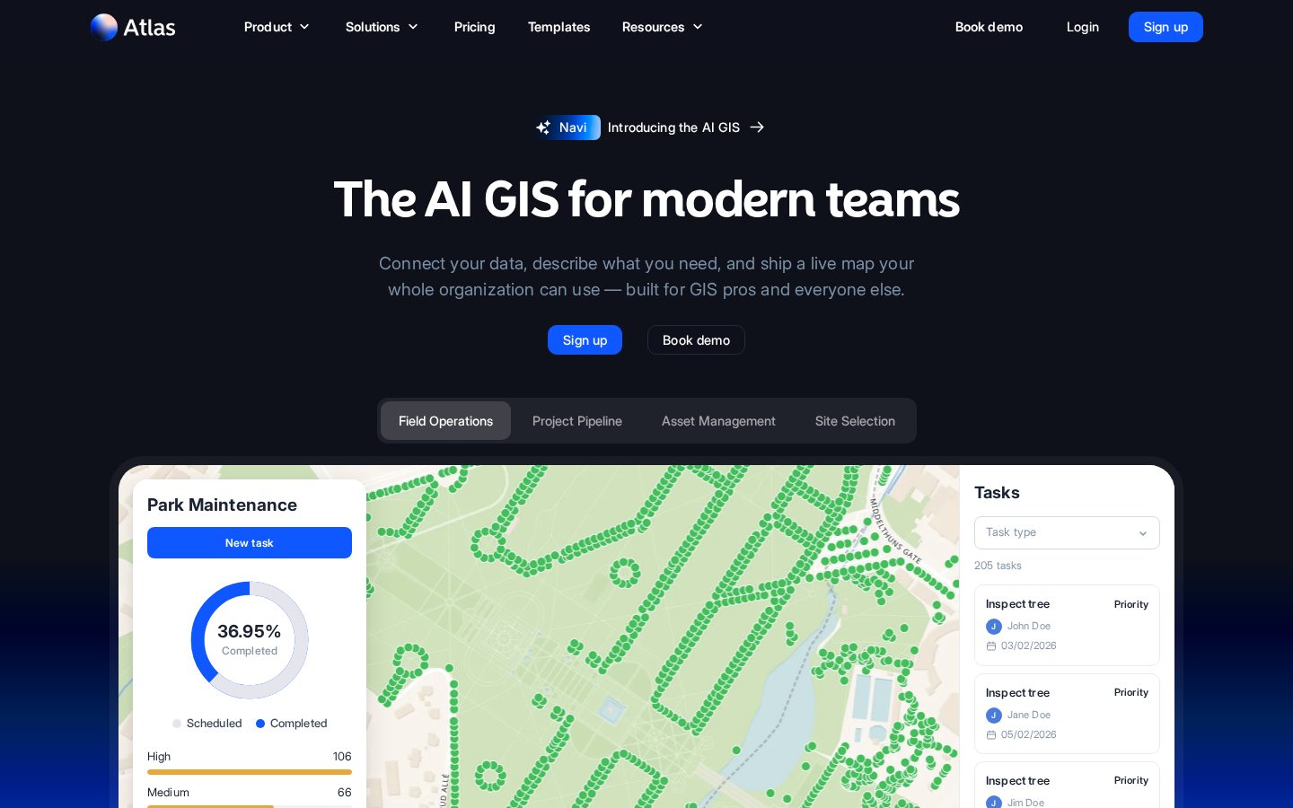 Atlas.new Homepage