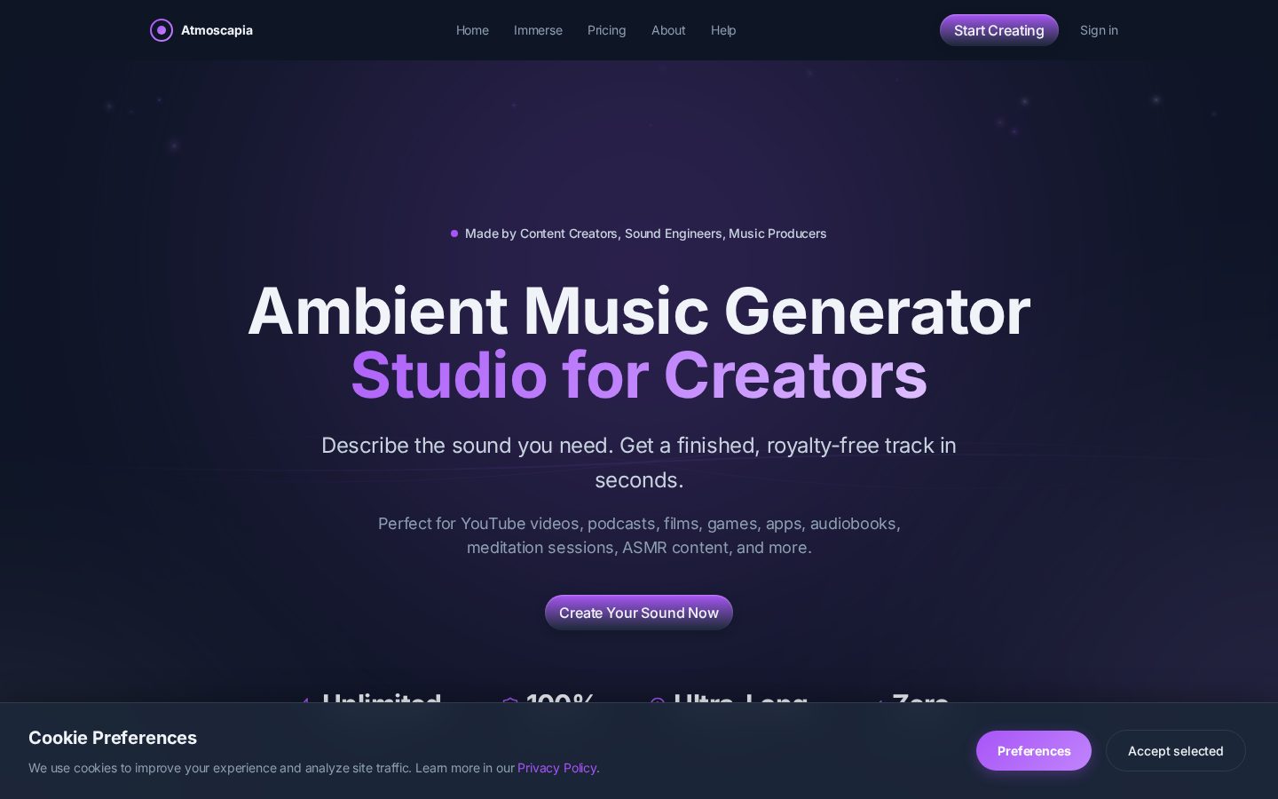 Atmoscapia Homepage