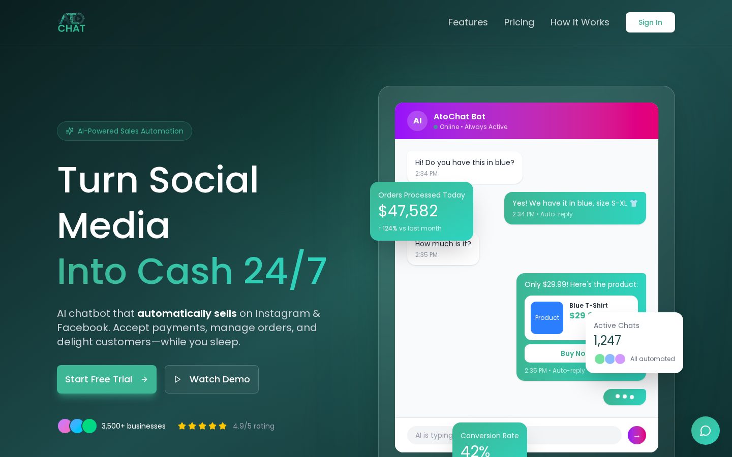atochat Homepage