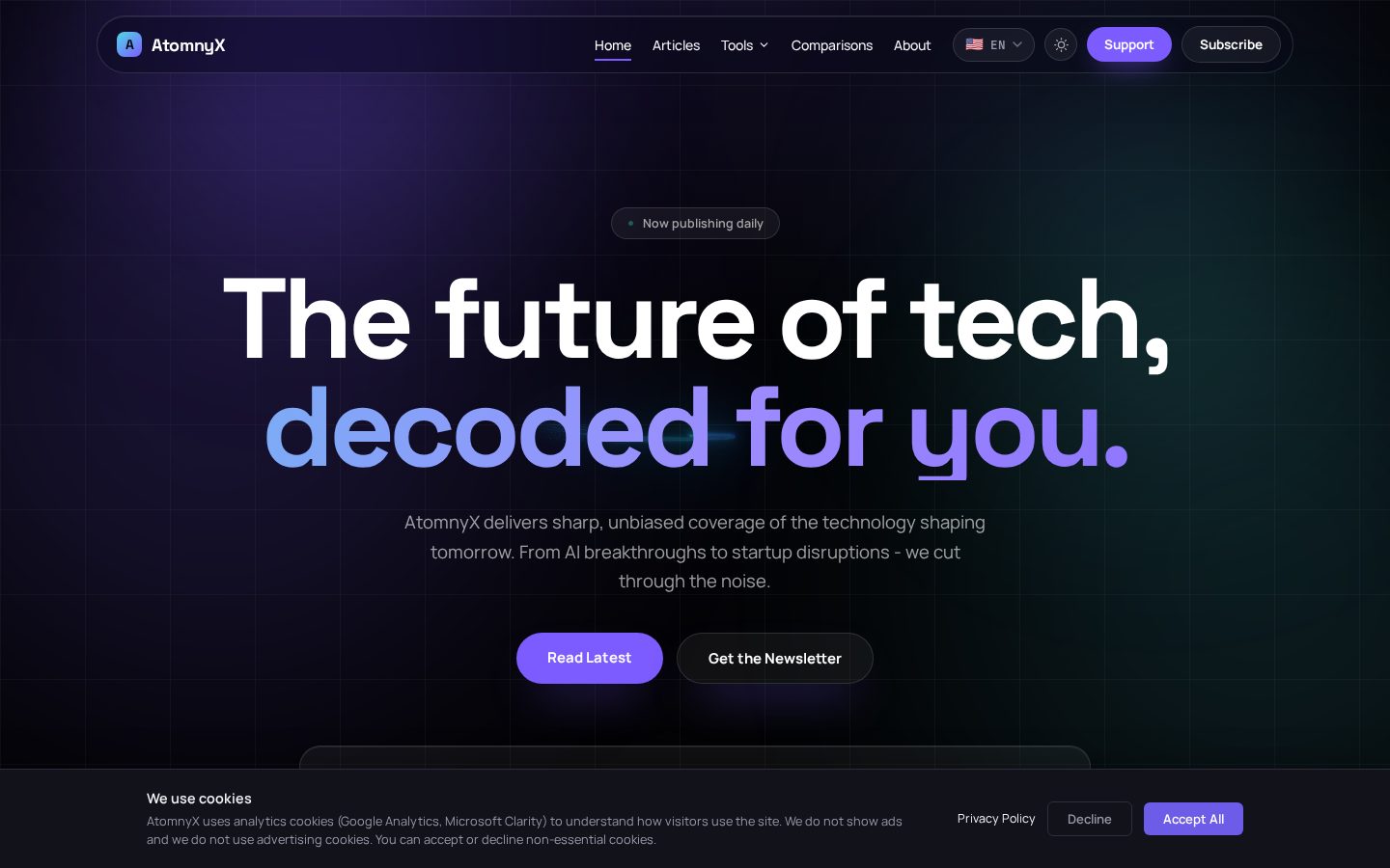 AtomnyX Homepage