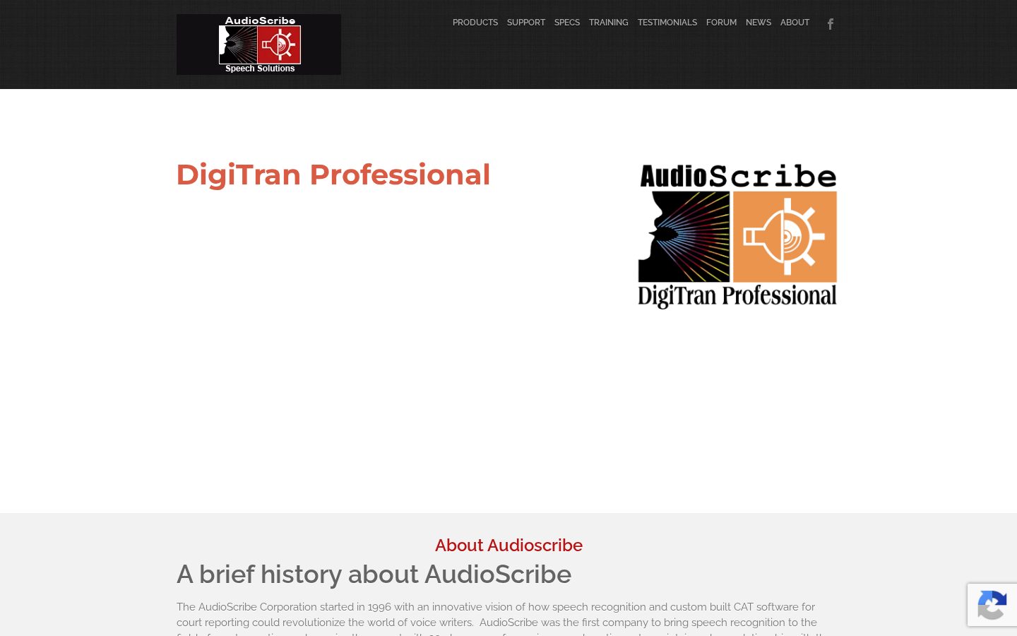 Audioscribe Homepage