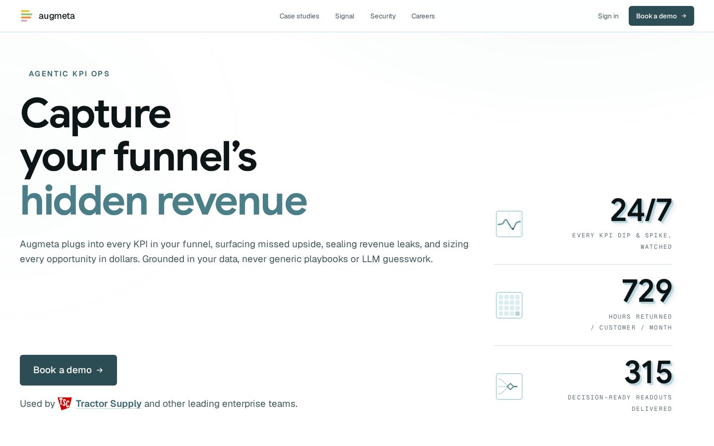 Augmeta Homepage