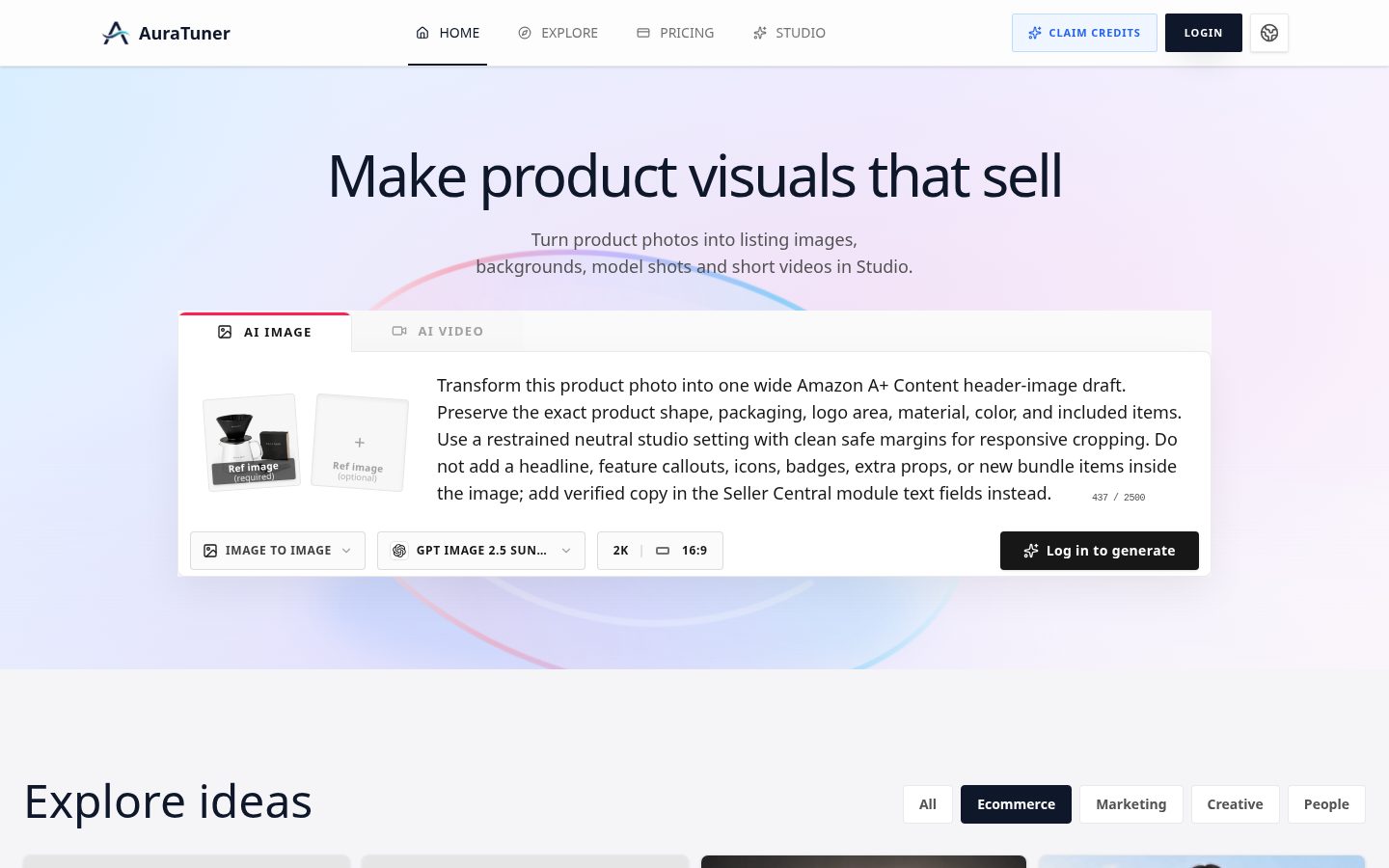 AuraTuner Homepage