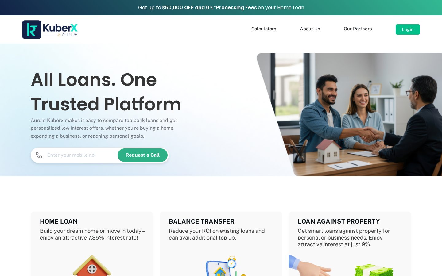 Aurum KuberX Homepage