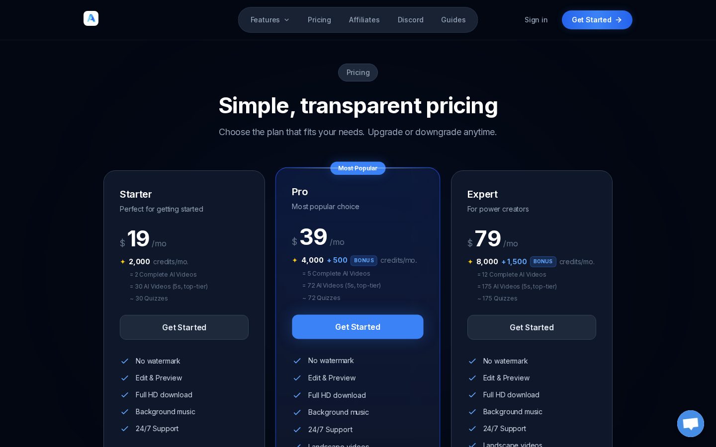 Auto Stud AI Pricing