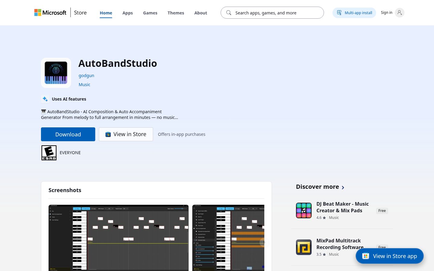 AutoBandStudio Homepage