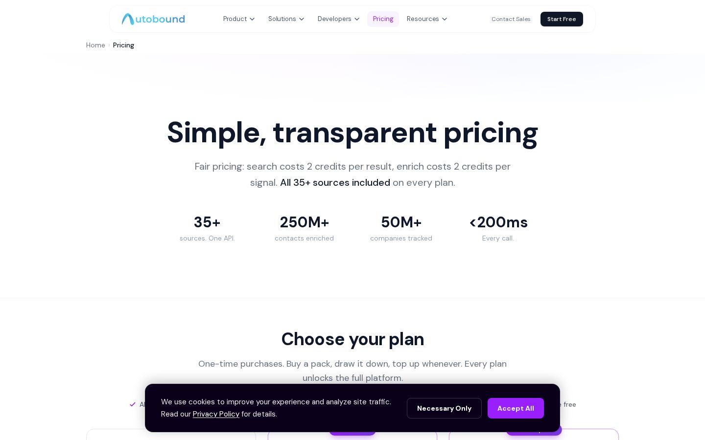 Autobound for Clay & n8n Pricing