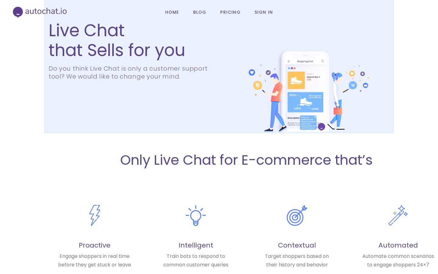 AutoChat Homepage