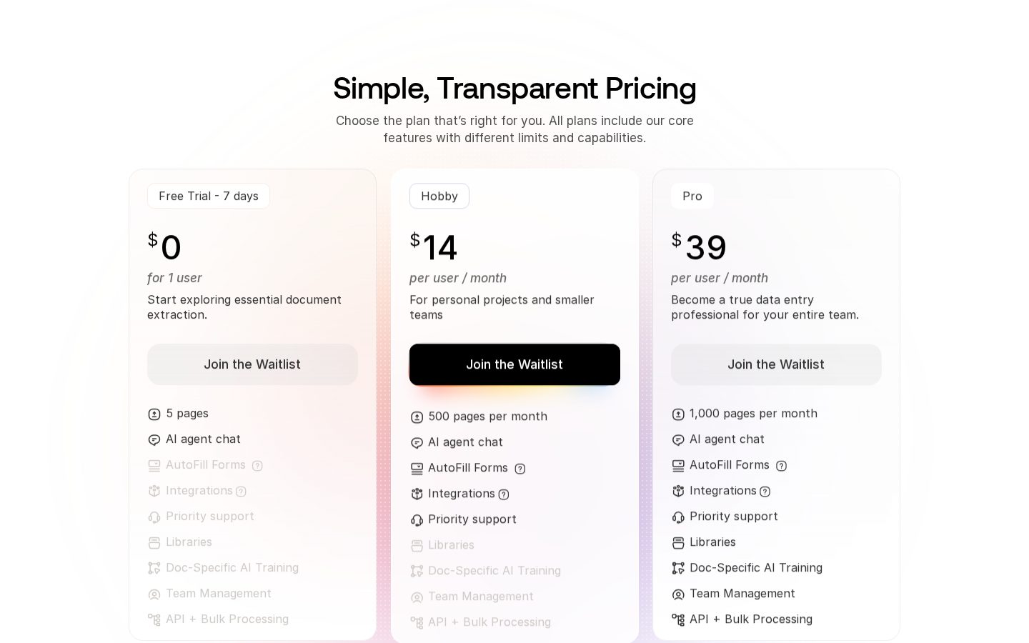AutoForm Pricing