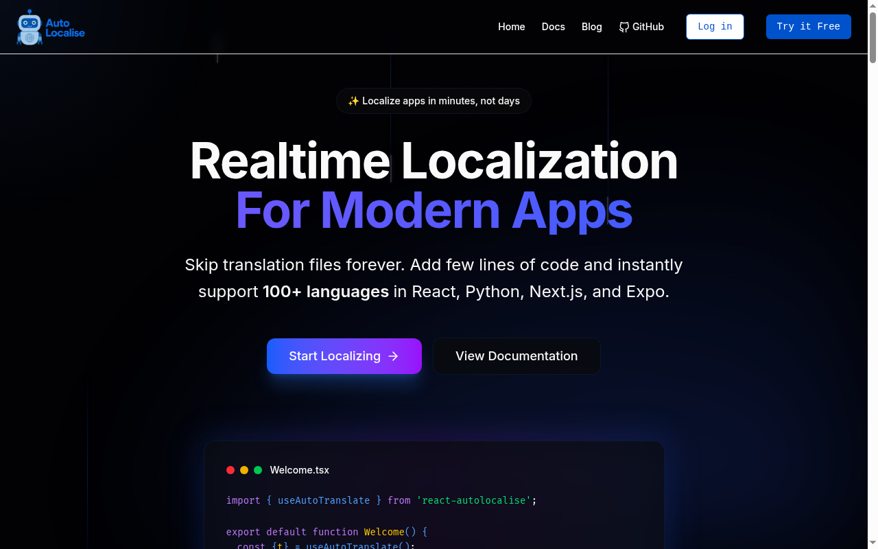 Homepage