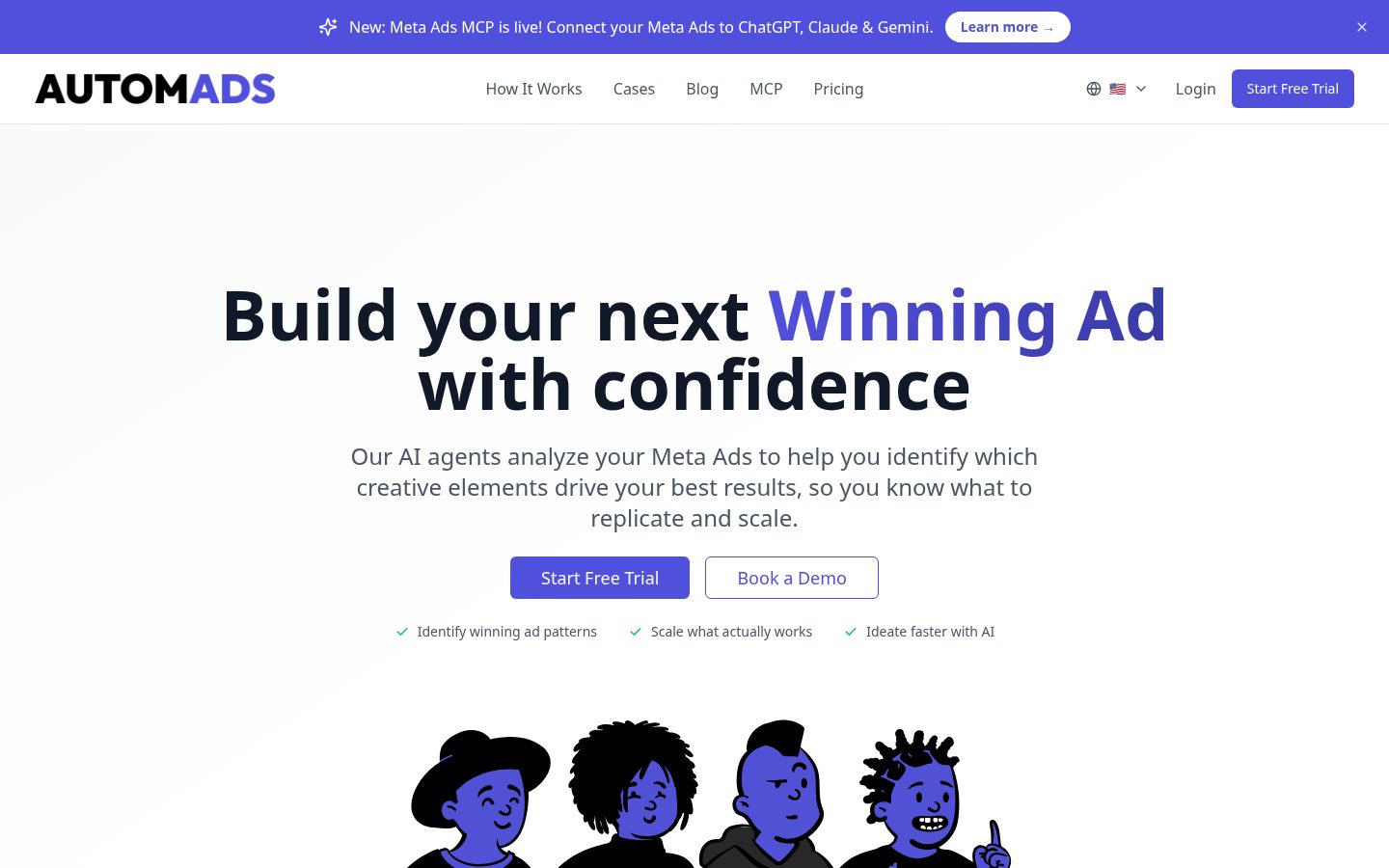 Automads.ai Homepage