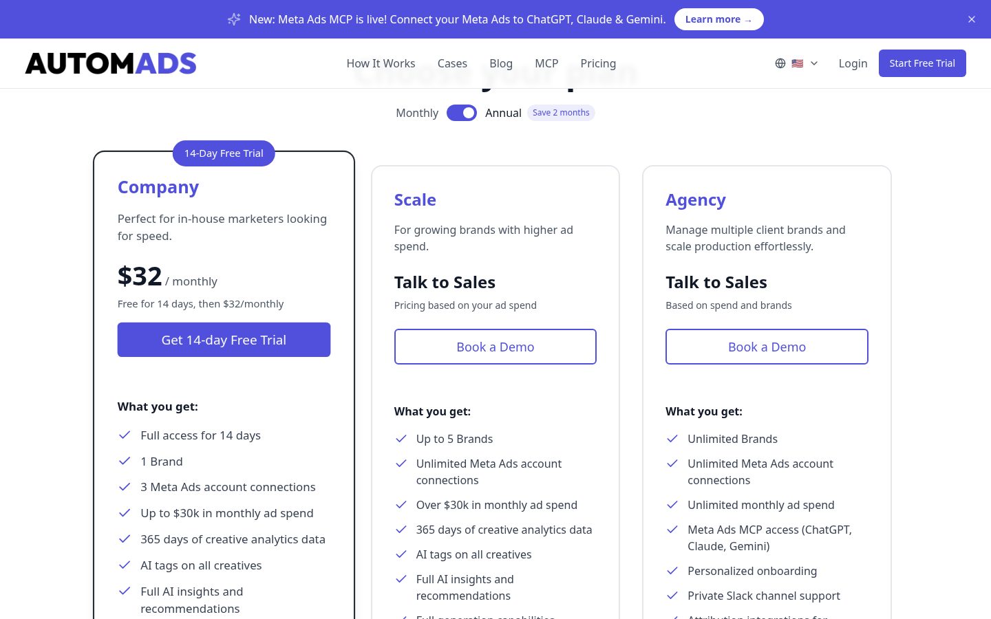 Automads.ai Pricing
