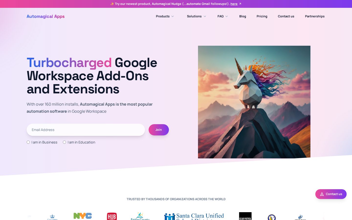 Automagical Apps Homepage
