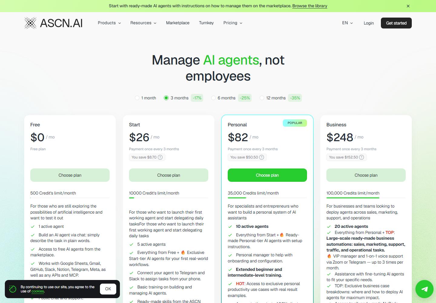 Automate AI Workflows pricing