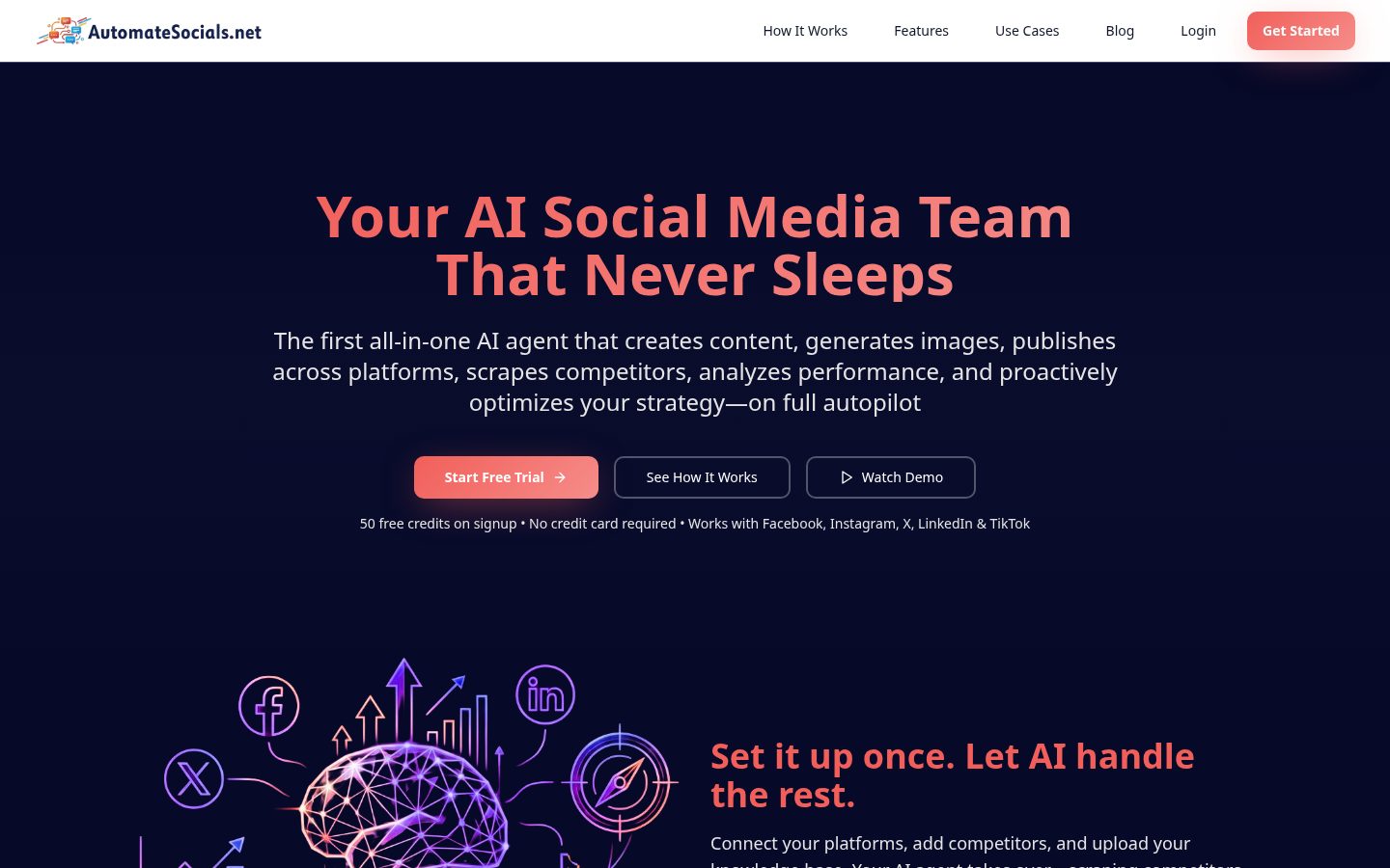 Automate Social Homepage