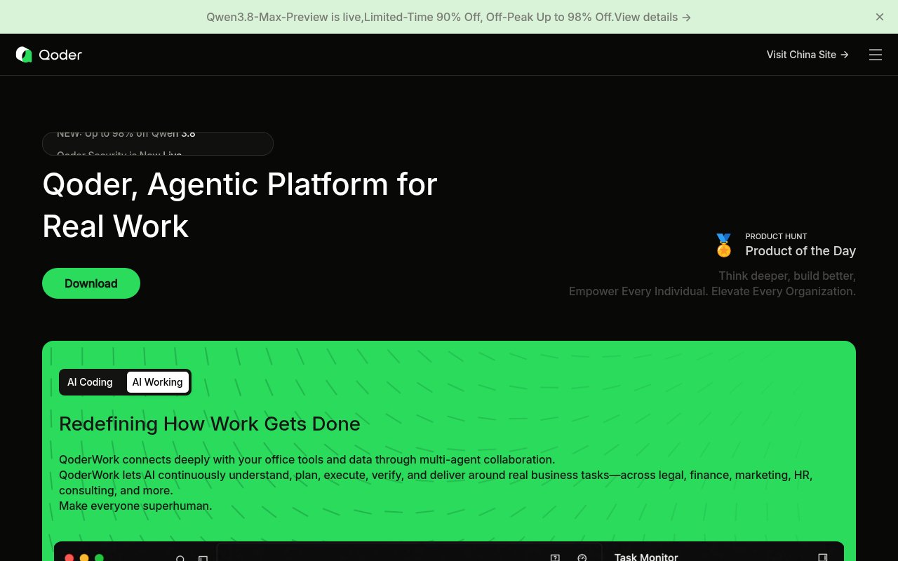 Autonomous Development Desktop homepage