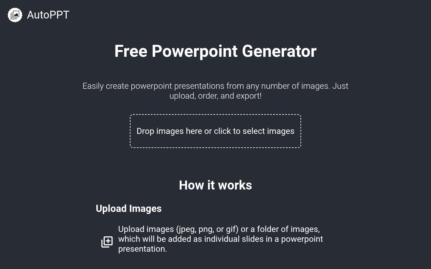 AutoPPT Homepage
