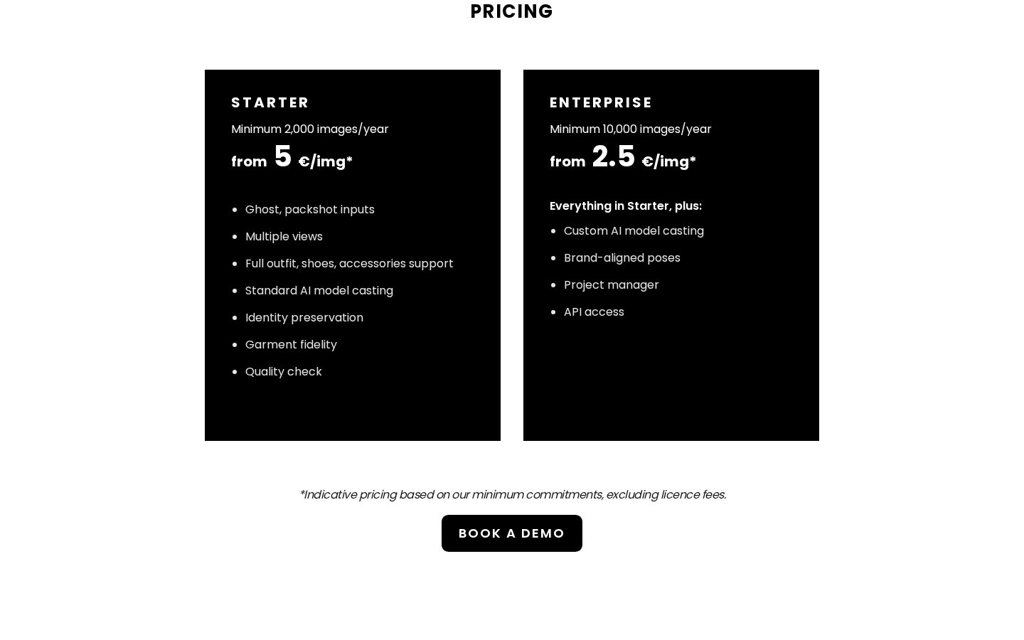 AutoRetouch Pricing