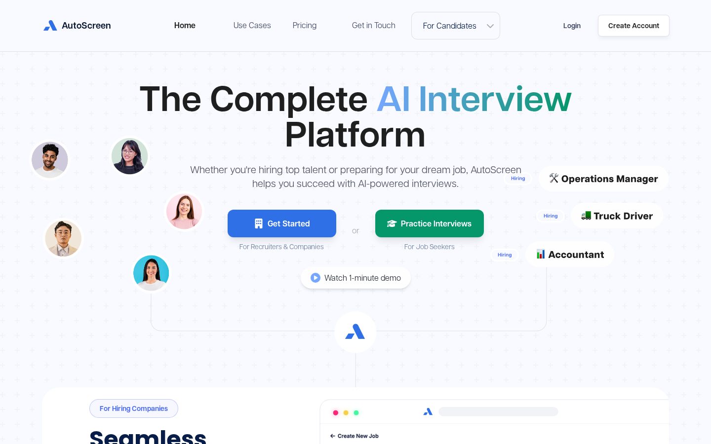 Autoscreen Homepage