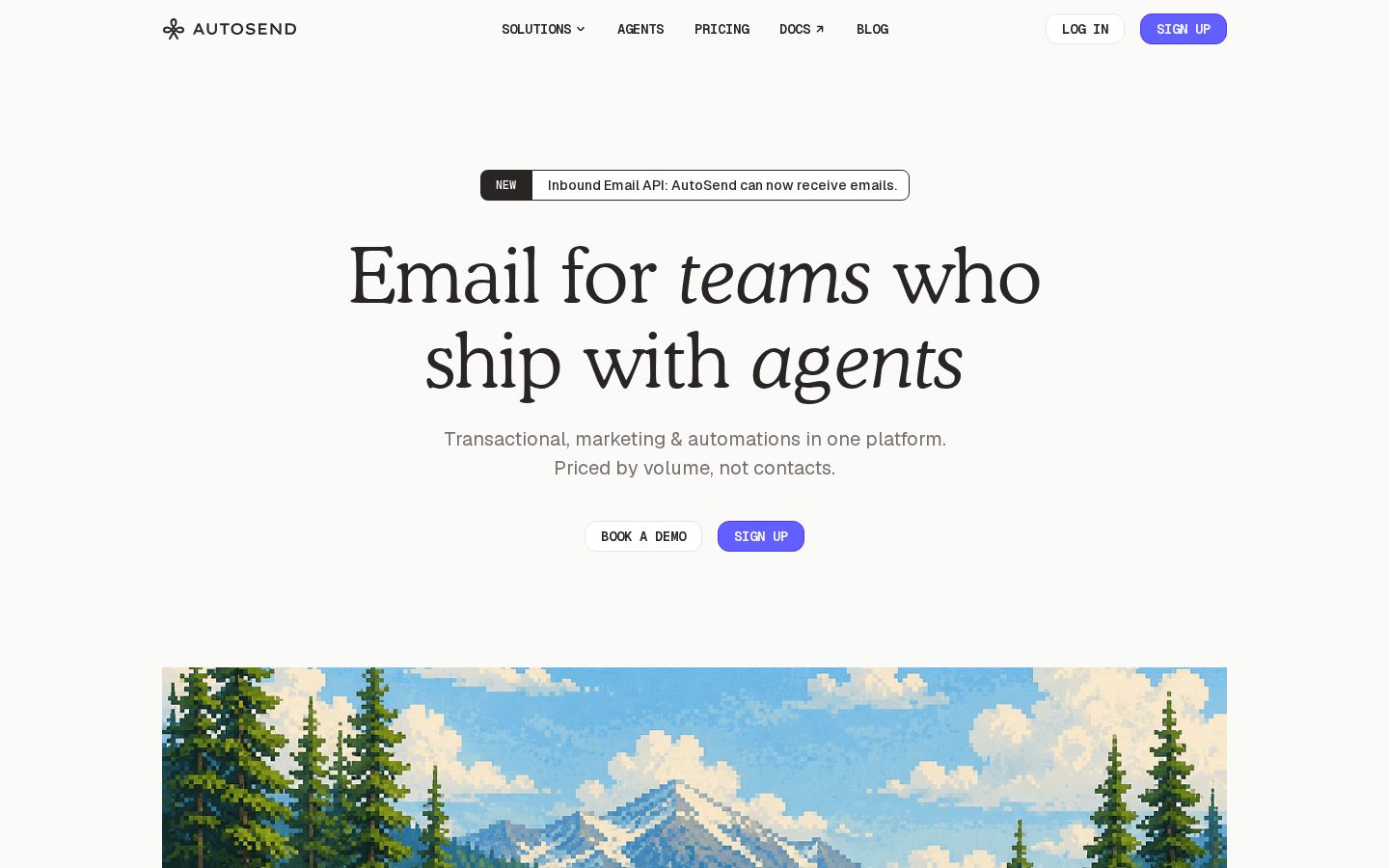 AutoSend Homepage