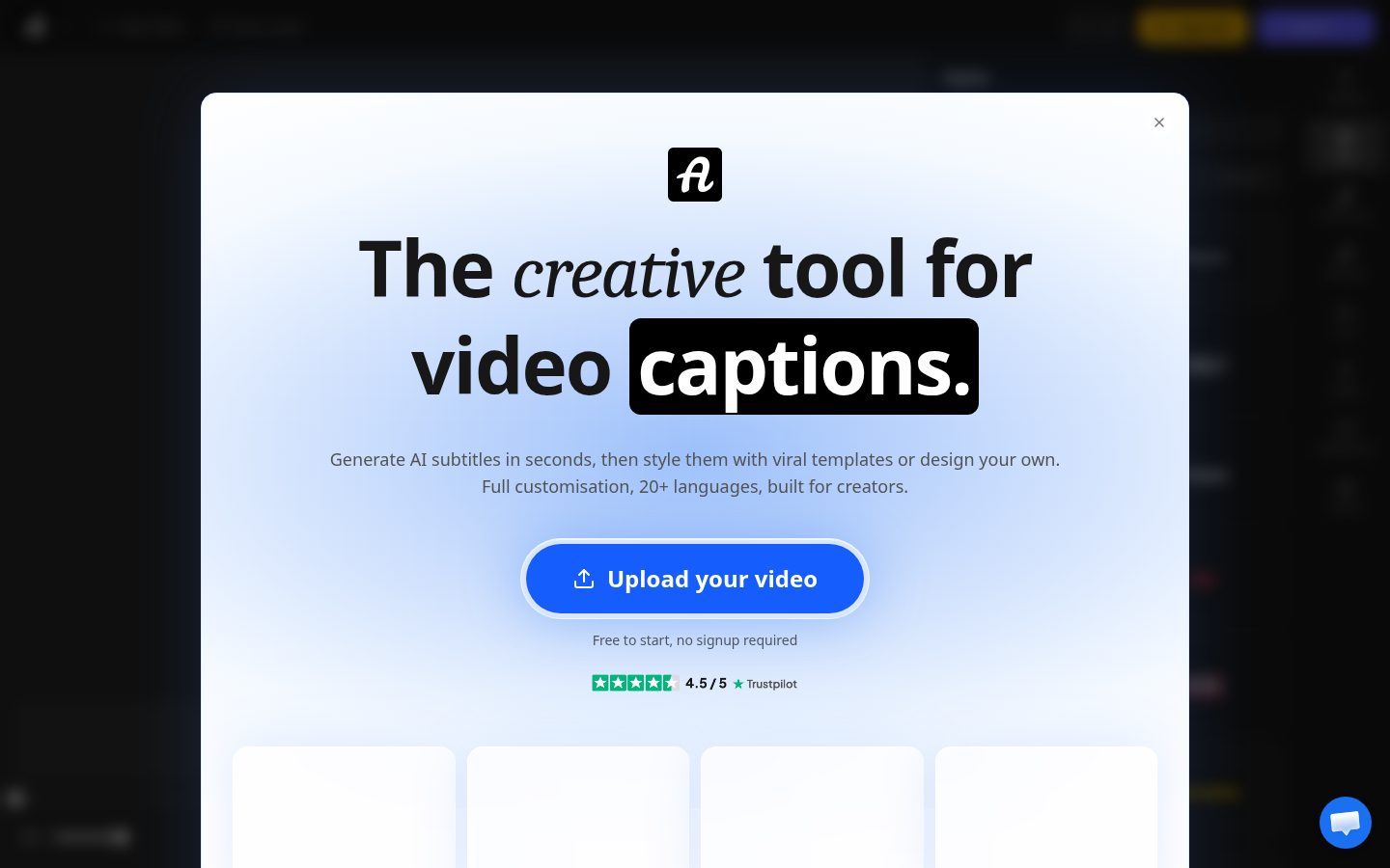 AutoSubtitles Homepage