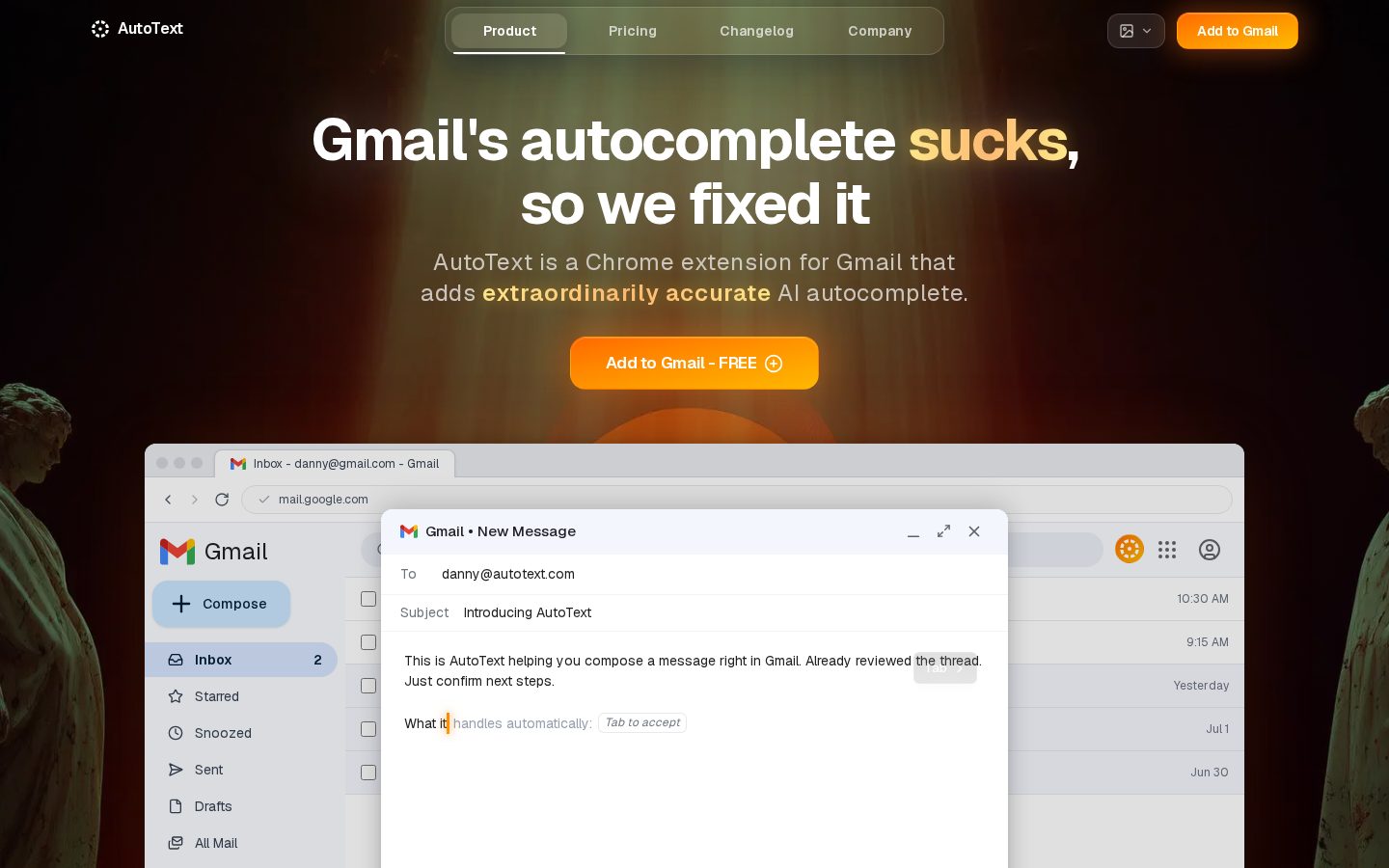 AutoText Homepage