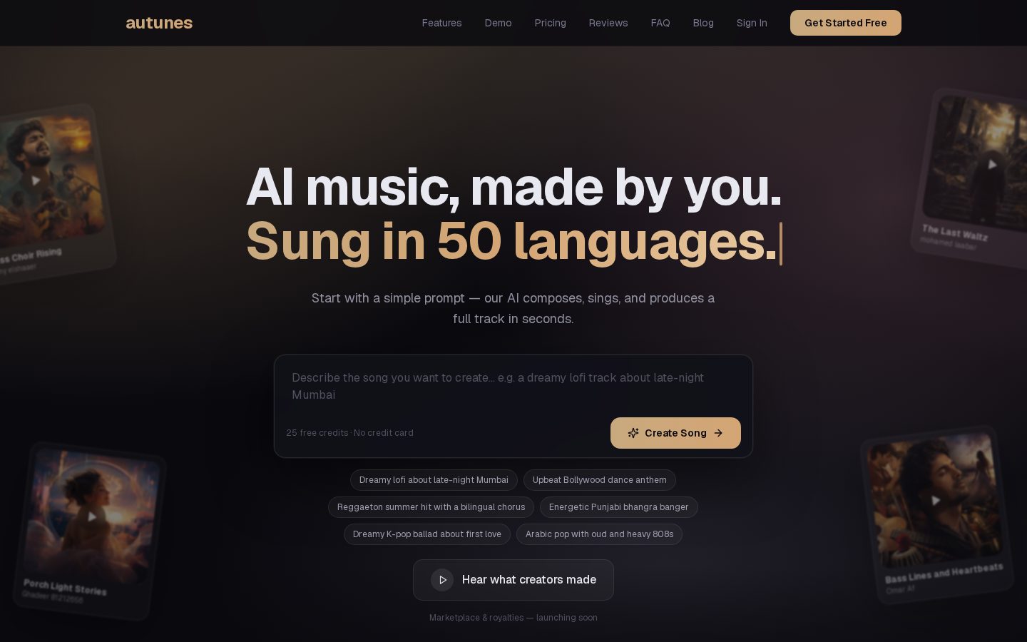 Autunes Homepage
