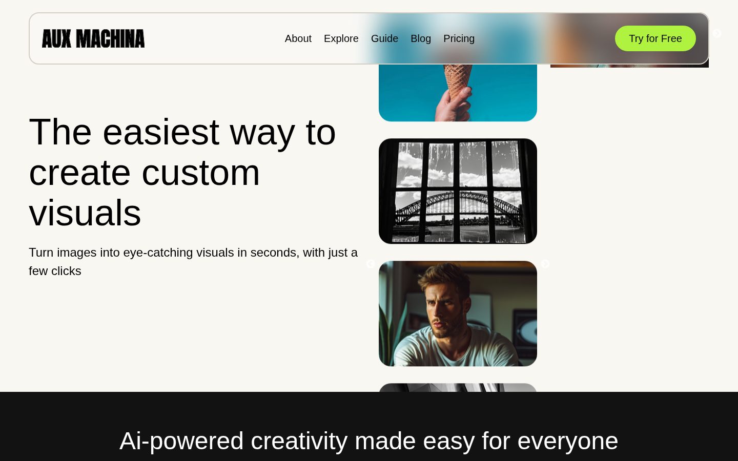 Aux Machina Homepage